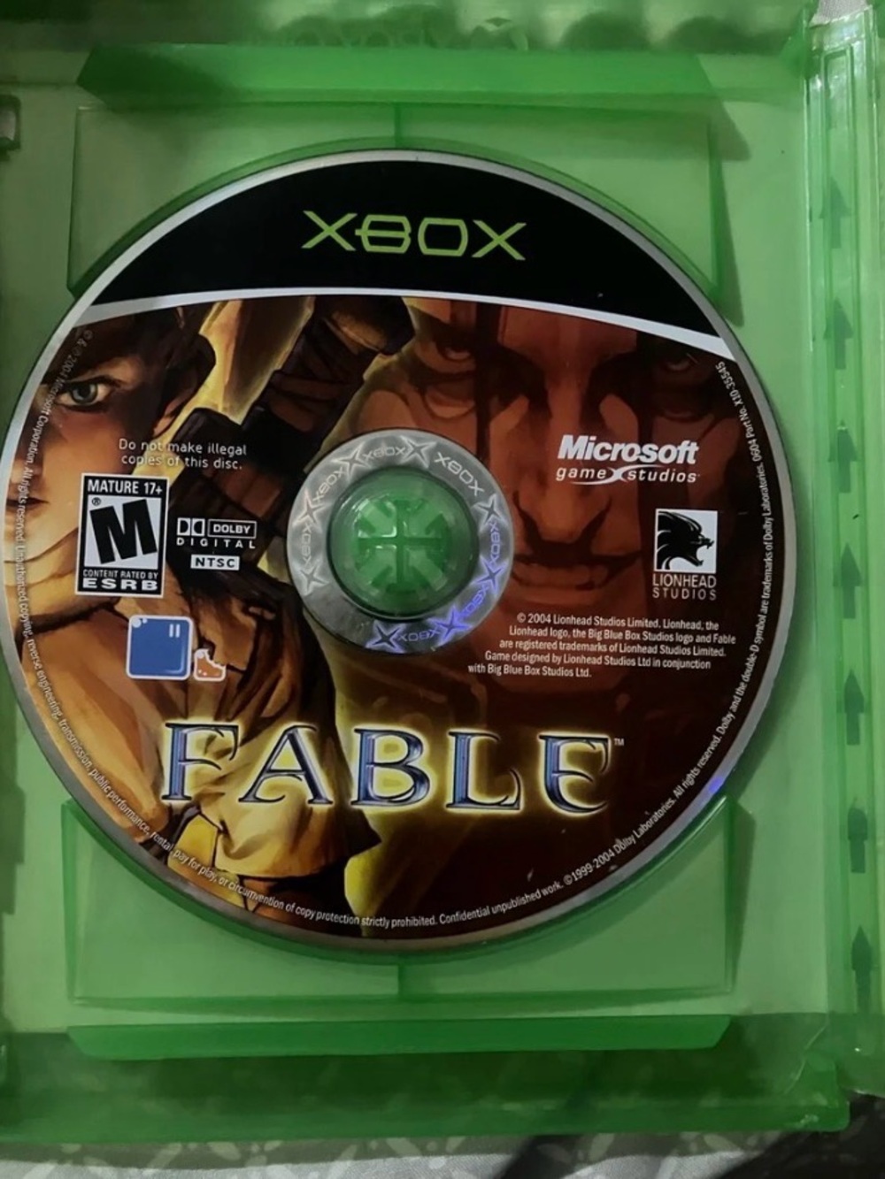 Fable game for original Xbox